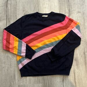 Marine Layer Icon Rainbow Sweater size small